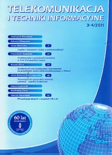 Rozbieżność celu producenta i konsumenta na przykładzie rynku telekomunikacyjnego w Polsce. Telekomunikacja i Techniki Informacyjne, 2011, nr 3-4