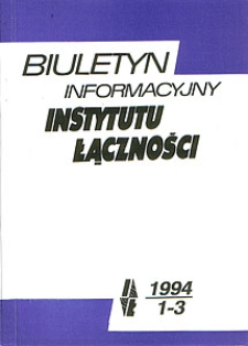 Charakterystyka sieci ISDN - podstawowe koncepcje realizacji sprzętowej i programowej. Biuletyn Informacyjny Instytutu Łączności, 1994, nr 1-3 (316-318)