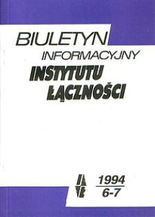 Makroekonomiczne kryteria w prognozowaniu rozwoju telekomunikacji (na przykładzie Zielonej Księgi EWG o rozwoju telekomunikacji). Biuletyn Informacyjny Instytutu Łączności, 1994, nr 6-7 (321-322)