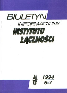 Makroekonomiczne kryteria rozwoju telekomunikacji w Polsce. Biuletyn Informacyjny Instytutu Łączności, 1994, nr 6-7 (321-322)