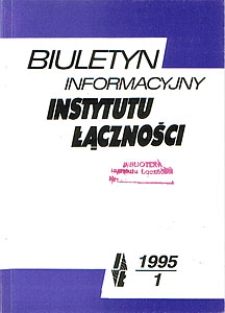 Ocena niepewności wyniku pomiaru. Biuletyn Informacyjny Instytutu Łączności, 1995, nr 1 (326)