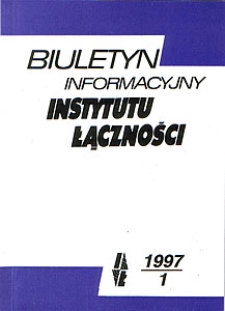 Wybrane problemy ekonomiczno-prawne telekomunikacji polskiej na tle rozwiązań międzynarodowych. Biuletyn Informacyjny Instytutu Łączności, 1997, nr 1 1(346)