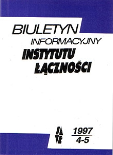 Ogólna koncepcja krajowego zautomatyzowanego systemu łączności radiotelefonicznej ze statkami morskimi w pasmie VHF. Biuletyn Informacyjny Instytutu Łączności, 1997, nr 4-5 (349-350)