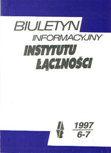 Współpraca sieci FR z siecią ATM. Biuletyn Informacyjny Instytutu Łączności, 1997, nr 6-7 (351-352)