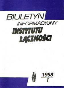 Stanowiska do pomiarów emisji zakłóceń i odporności na zakłócenia w komorze GTEM. Biuletyn Informacyjny Instytutu Łączności, 1998, nr 1 (354)