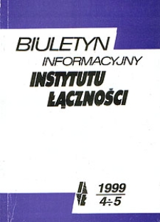 Dane propagacyjne w projektowaniu systemów satelitarnych. Biuletyn Informacyjny Instytutu Łączności, 1999, nr 4-5 (365-366)