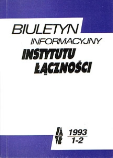 Regulacje prawne w telekomunikacji publicznej - podstawowe kierunki zmian. Biuletyn Informacyjny Instytutu Łączności, 1993, nr 1-2 (306-307)