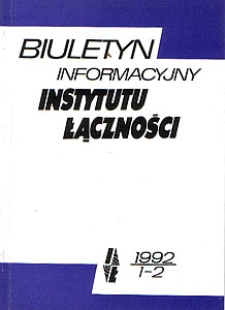 Koncepcja sieci zarządzania telekomunikacją jako systemu otwartego.Biuletyn Informacyjny Instytutu Łączności, 1992, nr 1-2 (294-295)