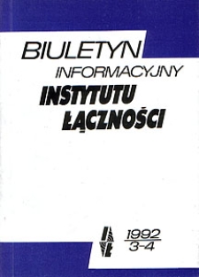 Systemy telewizyjne o powiększonej rozdzielczości obrazu. Biuletyn Informacyjny Instytutu Łączności, 1992, nr 3-4 (296-297)