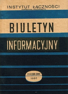 Wyniki badań propagacji fal w ziemskich liniach 18,6 i 11,5 GHz oraz w linii satelitarnej - 11,5 GHz, przeprowadzonych w Instytucie Łączności w latach 1986-89. Biuletyn Informacyjny, 1991, nr 2-3 (288-289)