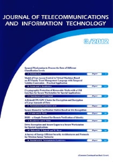 Journal of Telecommunications and Information Technology, 2012, nr 3