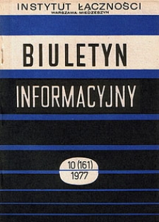 Problemy współczesnej techniki nagłaśniania. Biuletyn Informacyjny, 1977, nr 10 (161)