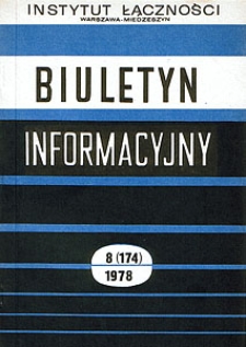 Przegląd mikroprocesorów oraz przegląd programów i urządzeń wspomagających projektowanie. Biuletyn Informacyjny, 1978, nr 8 (174)