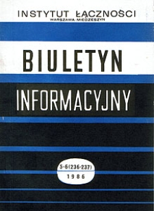 Narażenia elektromagnetyczne pochodzące od wybuchu nuklearnego. Biuletyn Informacyjny, 1986, nr 5-6 (236-237)