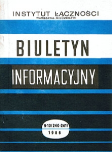 Sesja naukowa z okazji 50-lecia pracy profesora Lesława Kędzierskiego. Biuletyn Informacyjny, 1986, nr 9-10 (240-241)