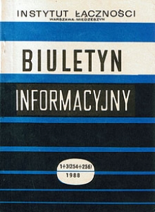 Zagadnienie rozdziału częstotliwości dla radiofonii krótkofalowej. Biuletyn Informacyjny, 1988, nr 1-3 (254-256)