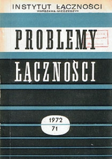 Stereofonia. Opracowania tłumaczeń. Problemy Łączności, 1972, nr 71