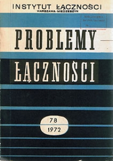 Wieże i maszty antenowe. Opracowanie tłumaczenia. Problemy Łączności, 1972, nr 78