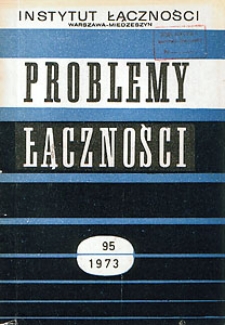 Retransmisja pośrednia w telegrafii. Problemy Łączności, 1973, nr 95