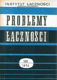 Układy komutujące przestrzenno-czasowe. Problemy Łączności, 1974, nr 109