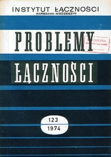 Światłowody. Problemy Łączności, 1974, nr 123