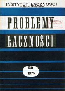 Teleinformatyka w Kanadzie. Problemy Łączności, 1975, nr 130