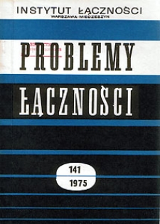 Miejskie centrale telefoniczne systemu Pentaconta PC-1000C. Problemy Łączności, 1975, nr 141