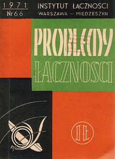 Rozwój telekomutacji. Opracowania tłumaczeń. Problemy Łączności, 1971, nr 66