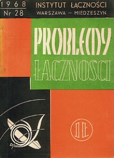 Stan aktualny niezawodności elementów, podzespołów i urządzeń teletechnicznych. Problemy Łączności, 1968, nr 28