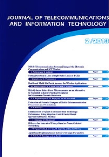 Journal of Telecommunications and Information Technology, 2013, nr 2