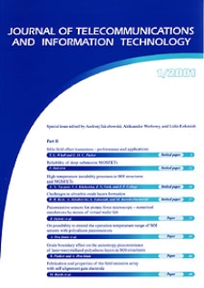 Journal of Telecommunications and Information Technology, 2001, nr 1
