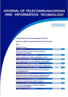 Journal of Telecommunications and Information Technology, 2004, nr 1