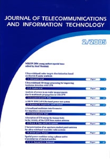 Journal of Telecommunications and Information Technology, 2005, nr 2