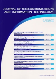 Journal of Telecommunications and Information Technology, 2019, nr 1