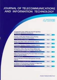 Journal of Telecommunications and Information Technology, 2018, nr 4