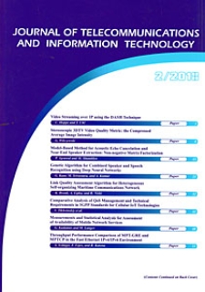 Journal of Telecommunications and Information Technology, 2018, nr 2