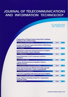 Journal of Telecommunications and Information Technology, 2017, nr 1