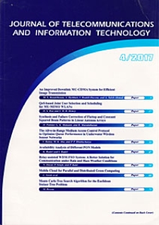 Journal of Telecommunications and Information Technology, 2017, nr 4