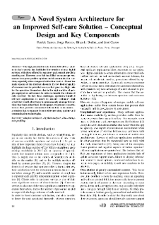 A Novel System Architecture for an Improved Self-care Solution – Conceptual Design and Key Components, Journal of Telecommunications and Information Technology, 2020, nr 4
