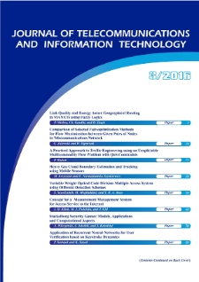 Journal of Telecommunications and Information Technology, 2016, nr 3