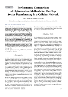 Performance Comparison of Optimization Methods for Flat-Top Sector Beamforming in a Cellular Network, Journal of Telecommunications and Information Technology, 2022, nr 3