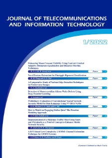 Journal of Telecommunications and Information Technology
