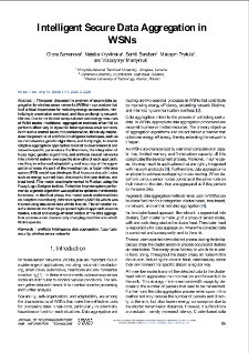 Intelligent Secure Data Aggregation in WSNs, Journal of Telecommunications and Information Technology, 2025, nr 3