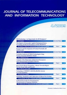 Journal of Telecommunications and Information Technology, 2009, nr 4
