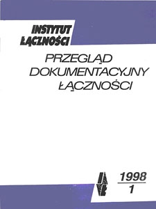 Przegląd Dokumentacyjny Łączności, 1998, nr 1