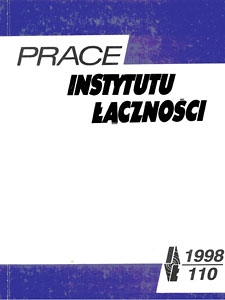 Prace Instytutu Łączności, 1998, nr 110