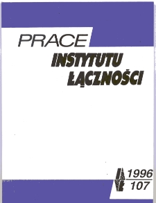 Prace Instytutu Łączności, 1996, nr 107