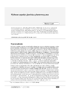 Wybrane aspekty zjawiska cyberterroryzmu. Telekomunikacja i Techniki Informacyjne, 2010, nr 1-2