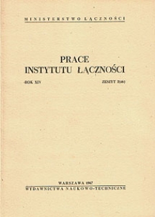 Prace Instytutu Łączności, 1967, nr 46