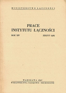 Prace Instytutu Łączności, 1967, nr 45